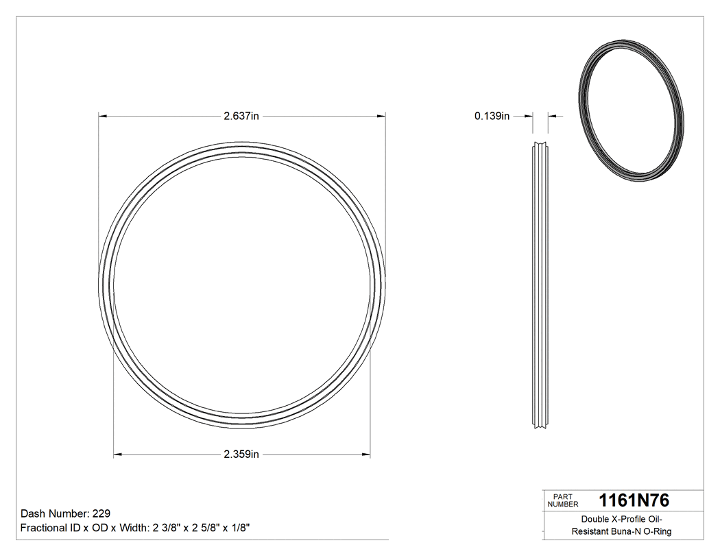 Technical drawing - 1161N76